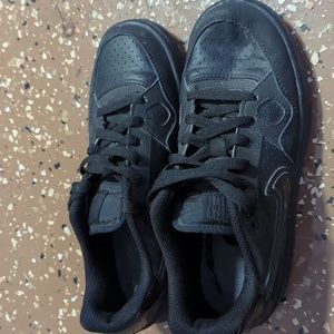 Black AF Ones Nike 4.5Y/6.5W
